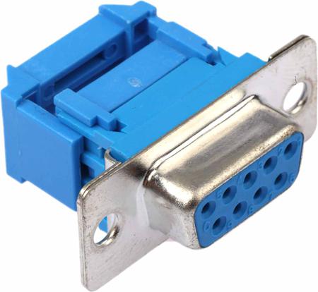 137-957 RS PRO 9 Way Cable Mount D-sub Connector Socket, 1.27mm Pitch