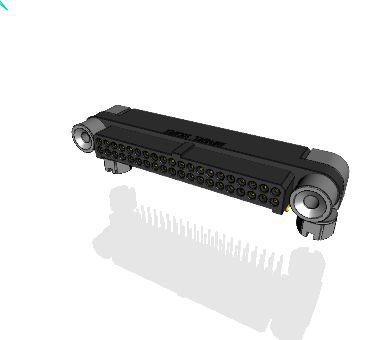 MHDAS2M040YCE61 Amphenol Socapex MHDAS Series Right Angle PCB PCB Header, 40 Contact(s), 1.27 mm Pitch, 2 Row, Shrouded