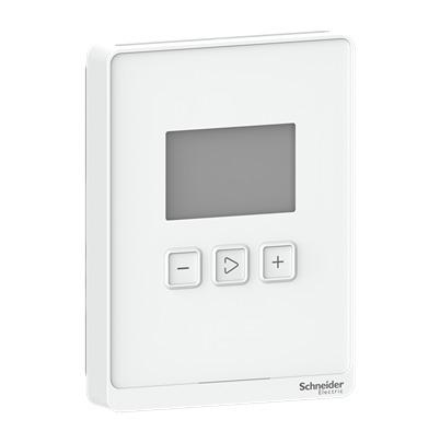 SLAWLXX Schneider Electric  Air Quality Monitor for Air Flow, Temperature, +50°C Max, 95%RH Max, AC Adapter-Powered