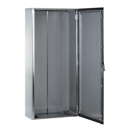 NSYSMX141030 Schneider Electric PanelSeT SFN Accessoires Series Stainless Steel Double-Door-Door Floor Standing Enclosure, Opaque