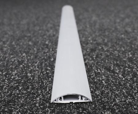 880-6865 RS Pro ARD Grey Aluminium Alloy (Lid), PVC (Base) Cable Self-Adhesive Trunking Floor Trunking, W50 mm x D9.8mm, L1m
