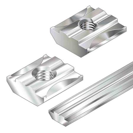 3842523140 Bosch Rexroth M4 Sliding Block, Connecting Component, Strut Profile 20 mm, Groove Size 6mm