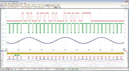 PicoScope-3205D-MSO Pico Technology 3000 Series PicoScope 3205D MSO PC Oscilloscope, 2+16 Channels, 100MHz With RS Calibration