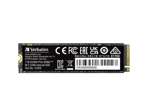 31826 Verbatim Vi5000 1TB M.2 Internal Hard Drive