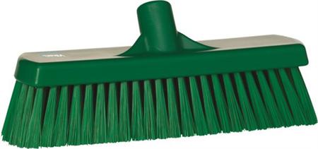 70682 Vikan Broom, Green With Polyester, Polypropylene, Stainless Steel Bristles for  for General Purpose