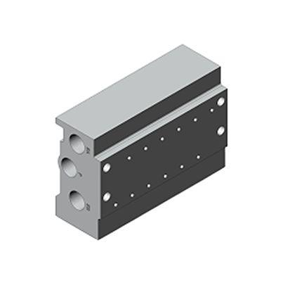 SS5Y3-41-06-M5F-Q SMC SY3000 series 6 station G 1/8 Manifold Base for use with Valve,