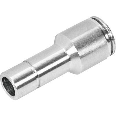 CRQS-3-8H-1-4-U Festo CRQS Series Push-in Fitting, Push In 3/8 in to 1/4 in, Push-in Connection Style, 565357