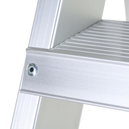 285-136 RS PRO Aluminium 5 steps Step Ladder, 2.18m open length