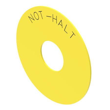 45-50J.140Q EAO Legend Plate for Use with Push Button Labels