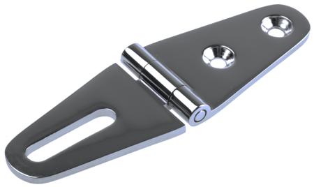 293-7702 Pinet Steel Strap Hinge, Screw Fixing, 98.5mm x 98.5mm x 3mm