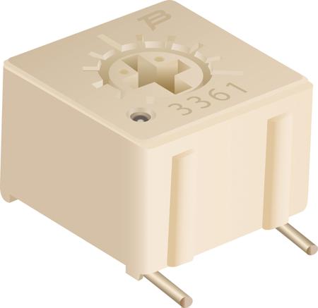 3361P-1-104GLF Potentiometer Trimmer 1/4 square 100K