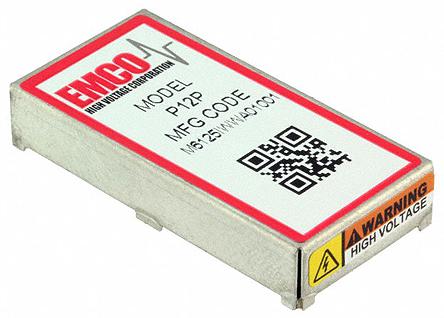 FS02CT-15 XP Power FS DC-DC Converter, 200V dc/ 50mA Output, 0 → 15 V dc Input, 10W, Through Hole, +75°C Max Temp -25°C