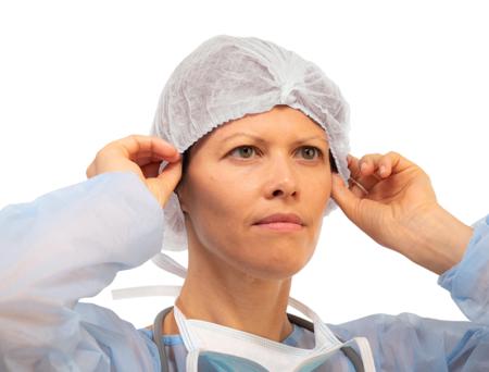 MC-10110-C Inspire Protection White, Hair Net Type