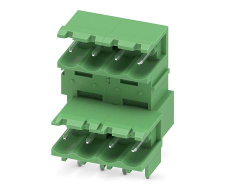 1842238 Phoenix Contact, 5.08mm Pitch, MDSTBW 2.5/ 4-G-5.08, 4 Way, Pluggable Terminal Block, Header, Solder Termination,