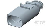 1-1703543-0 TE Connectivity, , 1-170 Male 2 Way Housing For Male Terminals for use with Automotive Housings