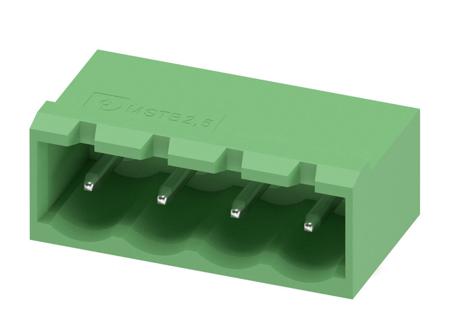 1757491 Phoenix Contact, 5.0mm Pitch, COMBICON MSTBA, 4 Way, Right Angle, Pluggable Terminal Block, Header, Solder Termination,
