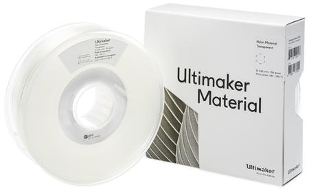1647 Ultimaker 2.85mm Transparent Polyamide 3D Printer Filament, 750g