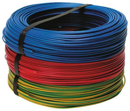 536-433 RS Pro H07V-U H07V-U Conduit Cable, 4 mm² CSA , 450/750 V, Blue 100m