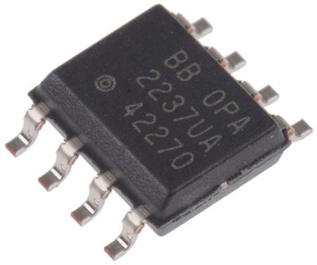 OPA2237UA Texas Instruments, Operational Amplifier, 1.4 MHz, 8-Pin 18 V SOIC