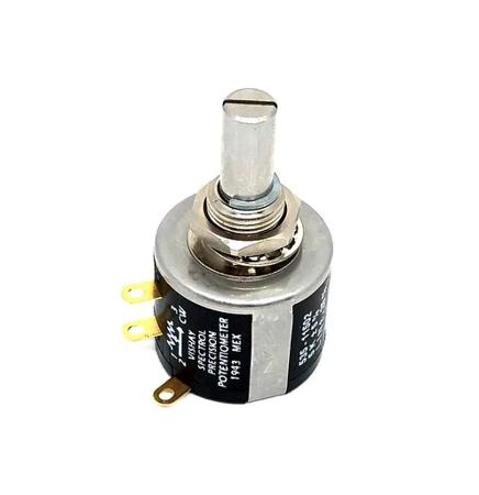 535-1-1-502 Vishay 535 Series Precision Potentiometer with a 6.35 mm Dia. Shaft 5-Turn, 5kΩ, ±5%, 1.5W, 20ppm/°C, Bushing Mount