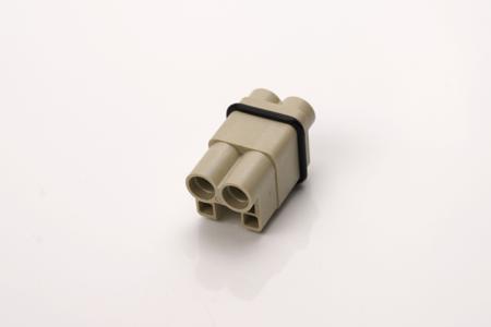 192-593 RS PRO Heavy Duty Power Connector Insert, 40A, Male, 2 + p Contacts