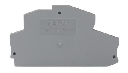 3038503 Phoenix Contact D-STTBS 2.5 Series End Cover for Use with Modular Terminal Block