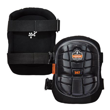 18447 Ergodyne Black Anti Slip Elastic, Gel, Rubber Buckle Knee Pad Resistant to Slip