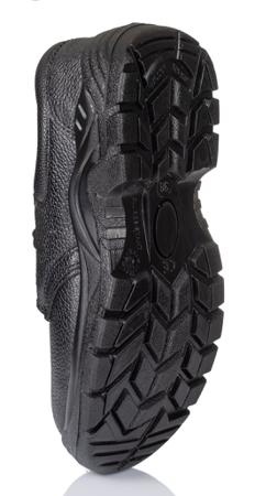 R102-05 RS PRO Unisex Black Steel Toe Capped Safety Shoes, UK 5, EU 38