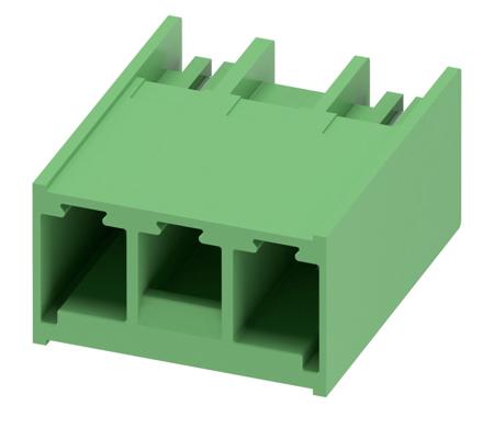 1717025 Phoenix Contact, 7.62mm Pitch, PC 6, 2 Way, Pluggable Terminal Block, Header, Plug-In,