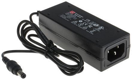 804-0019 RS Pro 30W Desktop Power Supply, 100 → 240 V ac, 30V dc 1A Output Level V 1 Output, C14