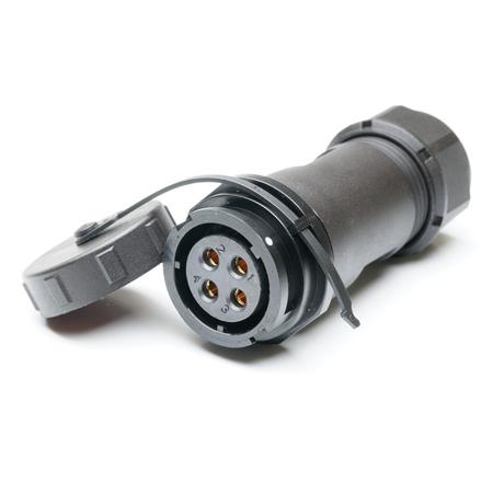 303-945 RS PRO Industrial Circular Connectors, 4 Contacts, In-line, SY21 Connector, Socket, Female, IP67