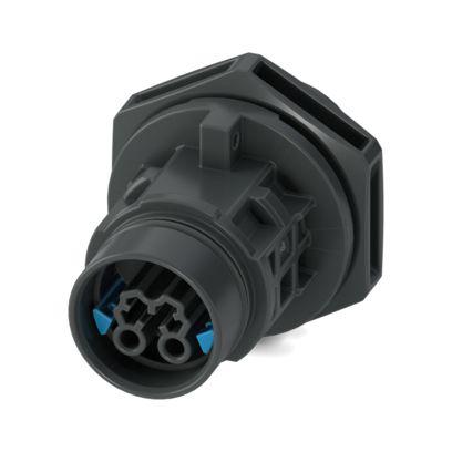 1313275 Phoenix Contact Connector, 2 Contacts, Front Mount, Socket, Female, IP66, IP68, IP69, PRC 20 Series