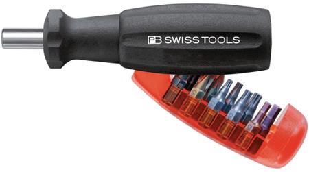 PB 6510 20 PB SWISS TOOLS Universal Bit Holder 11 Pieces, Slotted