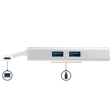 DKT30CHPDW StarTech.com 4K USB-C Adapter with HDMI - 2 x USB ports, USB C