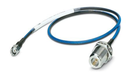 2701402 Phoenix Contact Antenna Cable Series Female Type N to Male RP SMA, 0.5 m 50 Ω