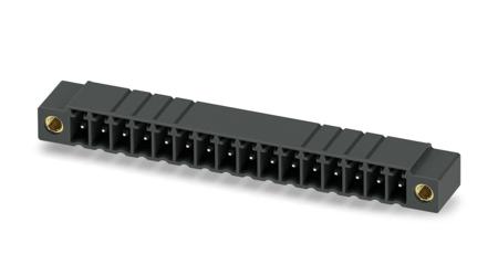 1713373 Phoenix Contact, 3.5mm Pitch, MINI COMBICON, 16 Way, Right Angle, Pluggable Terminal Block, Header, Through Hole,