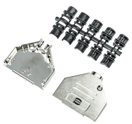 09670250348 HARTING Metal D Sub Backshell, 25 Way