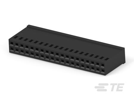 3-87456-3 TE Connectivity AMPMODU Series Housing Receptacle, 38 Contact(s), 2.54mm Pitch, 2 Row(s)