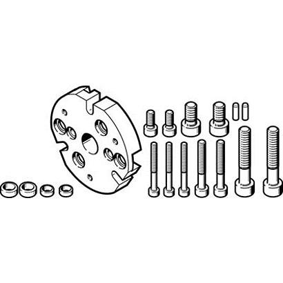 DHAA-G-Q5-20-B13-35 Festo Adapter , For Use With Grippers