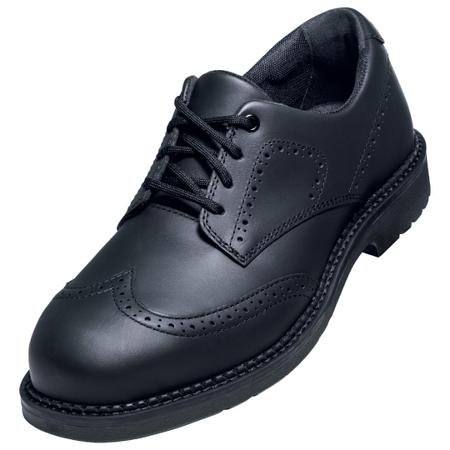 8448246 Uvex 84482 BUSINESS Men's Black Stainless Steel Toe Capped Low safety shoes, UK 11, EU 46