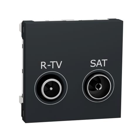 NU345454 Schneider Electric Anthracite Plug Socket, IEC