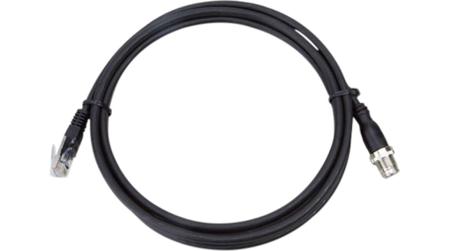 CB-M12X8MRJ-200 PlanetCB, 2m, Black M12 to Male RJ45, Terminated