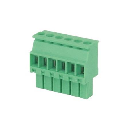 TS03315B0000G Amphenol Industrial, 3.81mm Pitch, , 3 Way, , Pluggable Terminal Block, Plug, Free Hanging (In-Line),