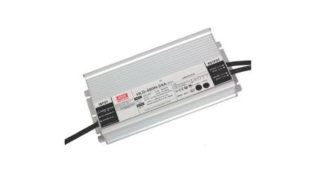 HLG-480H-36A MEAN WELL LED Driver, 30.6 → 37.8V Output, 480W Output, 13.3A Output, Constant Current / Constant Voltage