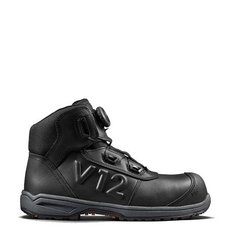 V2520 V12 Footwear Valiant IGS Black Fibreglass Toe Capped Men's Safety Boots, UK 6, EU 39