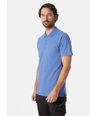 79167_558-S Helly Hansen Classic Blue 100% Cotton Polo Shirt, UK- S, EUR- S