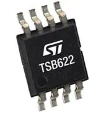 TSB622IST  STMicroelectronics, Operational Amplifier, 1.7 MHz, 8-Pin 36 V MiniSO8