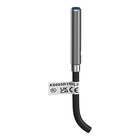 XS605R1NBL2 Telemecanique Sensors Inductive Threaded Barrel Inductive Proximity Sensor, M5, 2.5 mm Detection, NPN NC, 12 To 24 V