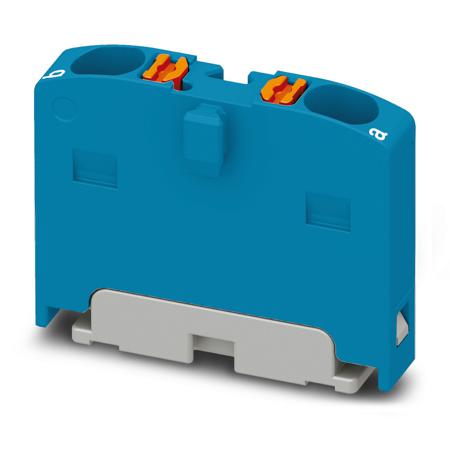 1045925 Phoenix Contact Distribution Block, 2 Way, 2.5mm², 17.5A, 450 V, Blue