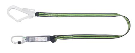 FA3030418 KRATOS SAFETY 1.8m Safety Rope Lanyard Screw Karabiner